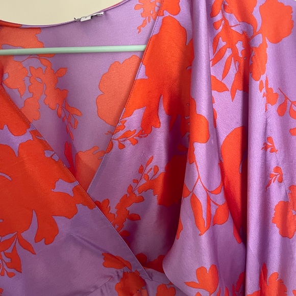 River island silk kimono-like shirt - Picture 3 of 4